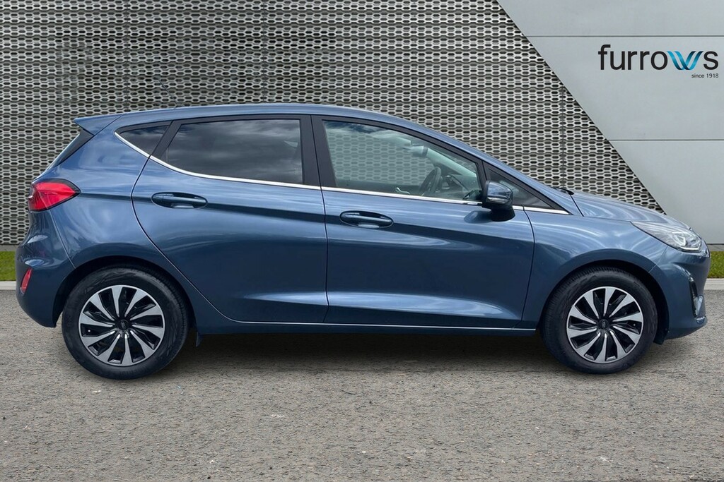 Ford Fiesta 1.0 Ecoboost Hybrid Mhev 125 Titanium GF23XYH Blue #4