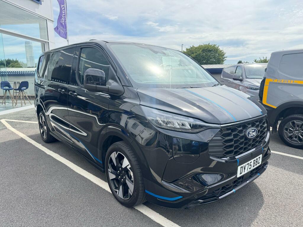 Ford Transit Custom 2.5 320 Duratec 11.8Kwh Sport Crew Van Euro 6 Black #2