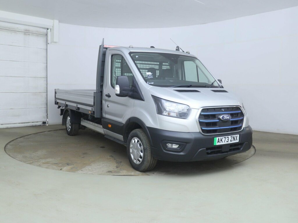 Ford Transit Custom 350 E Transit L3 Onestop Dropside AK73ZNX Silver