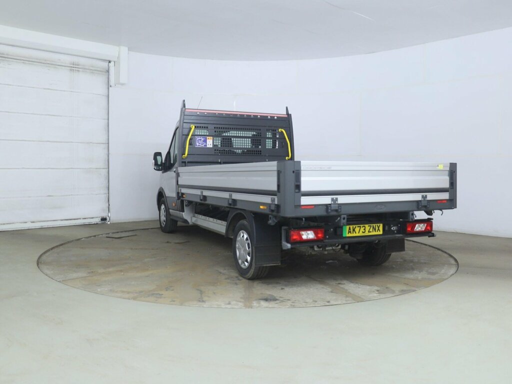 Ford Transit Custom 350 E Transit L3 Onestop Dropside AK73ZNX Silver #2