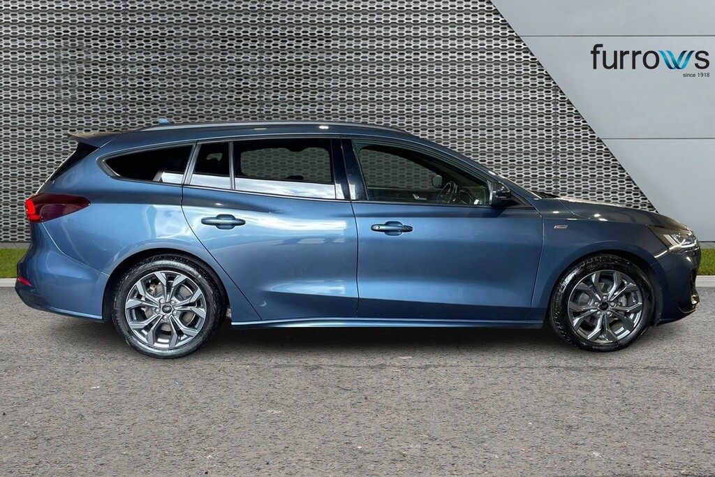 Ford Focus 1.0 Ecoboost St-line YO23EXJ Blue #4