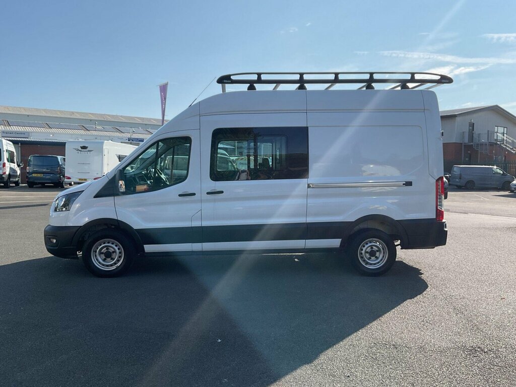 Ford Transit Custom 350 L3 H3 Dcabhigh Spec AJ23XYD White #4