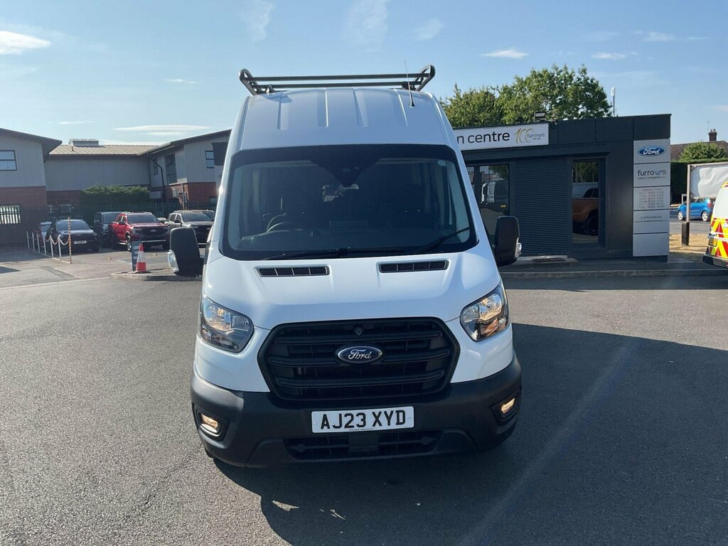 Ford Transit Custom 350 L3 H3 Dcabhigh Spec AJ23XYD White #2