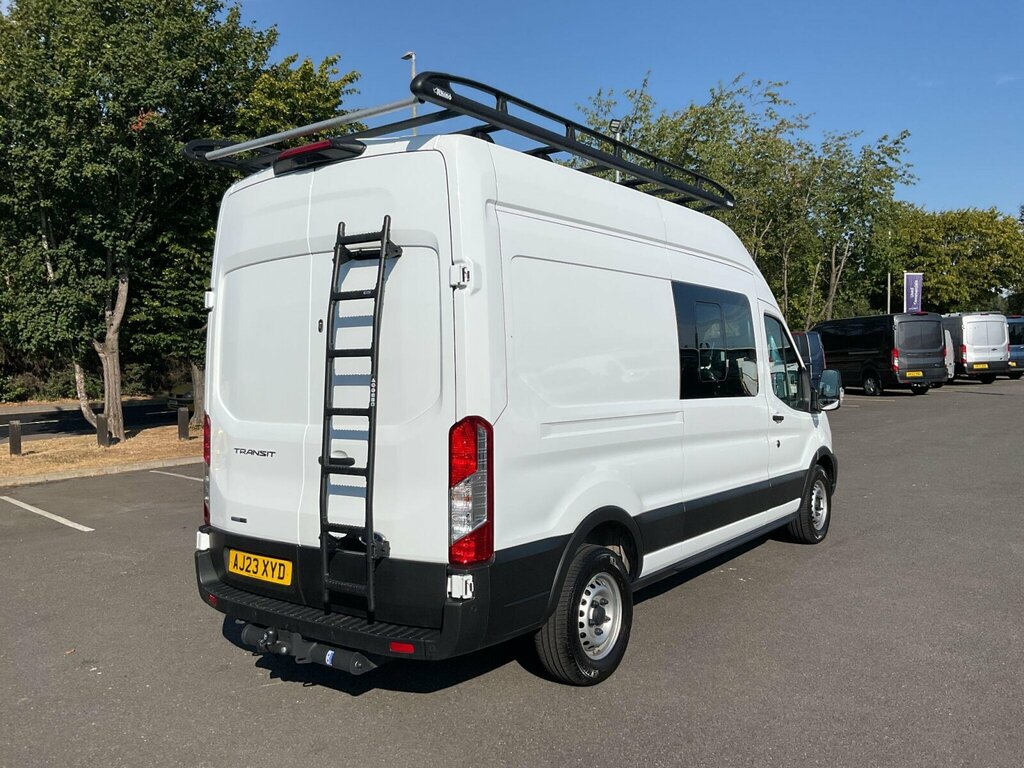 Ford Transit Custom 350 L3 H3 Dcabhigh Spec AJ23XYD White #6
