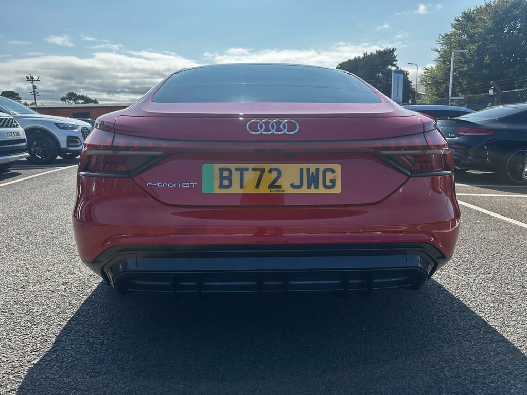 Audi E Tron GT Saloon Red #6