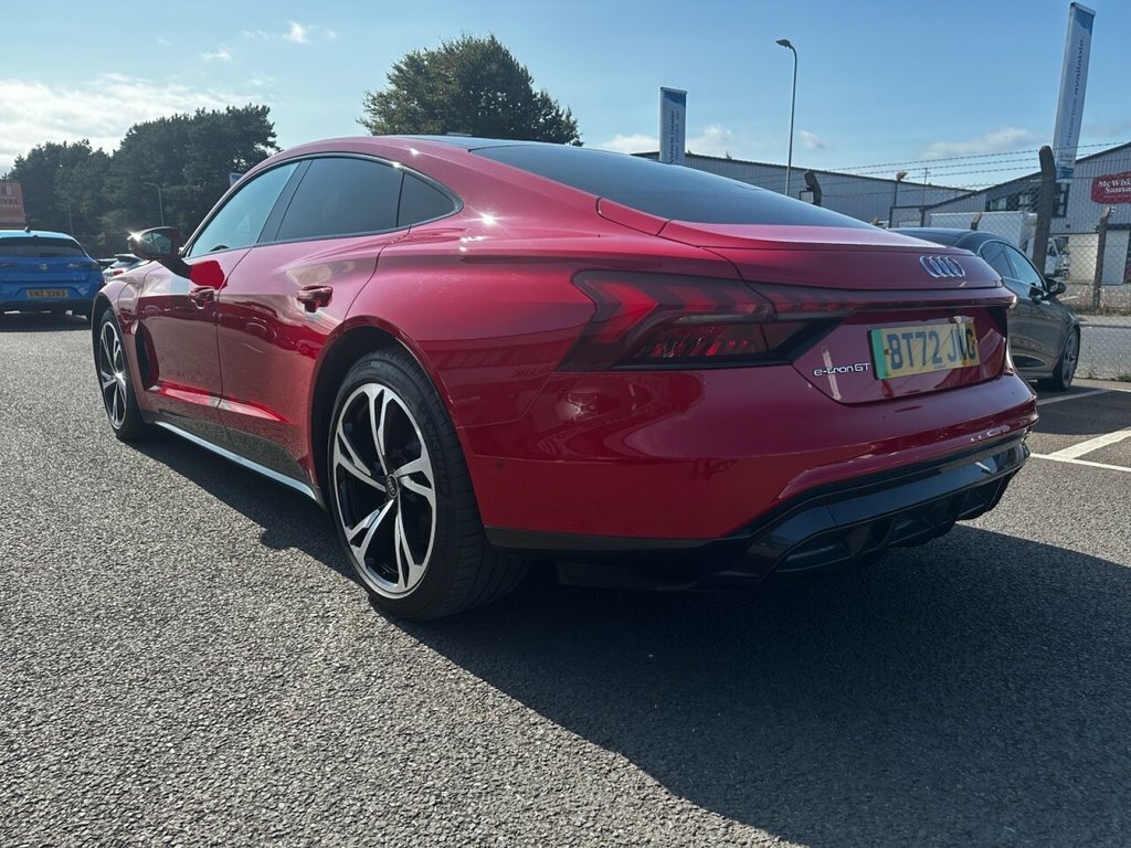 Audi E Tron GT Saloon Red #5