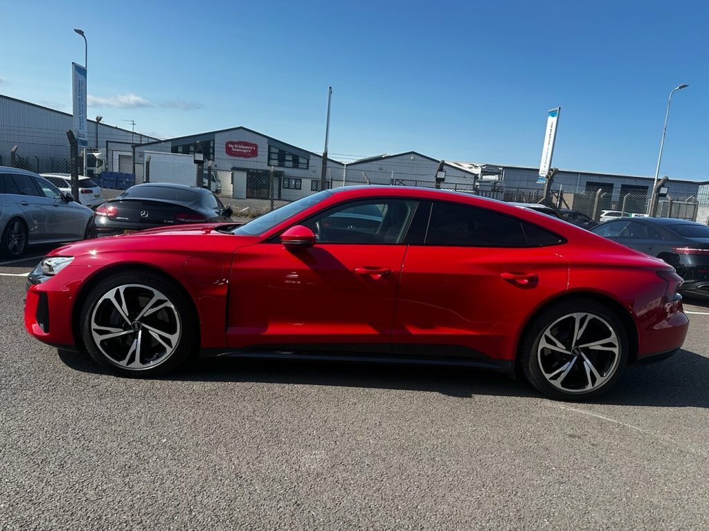 Audi E Tron GT Saloon Red #4
