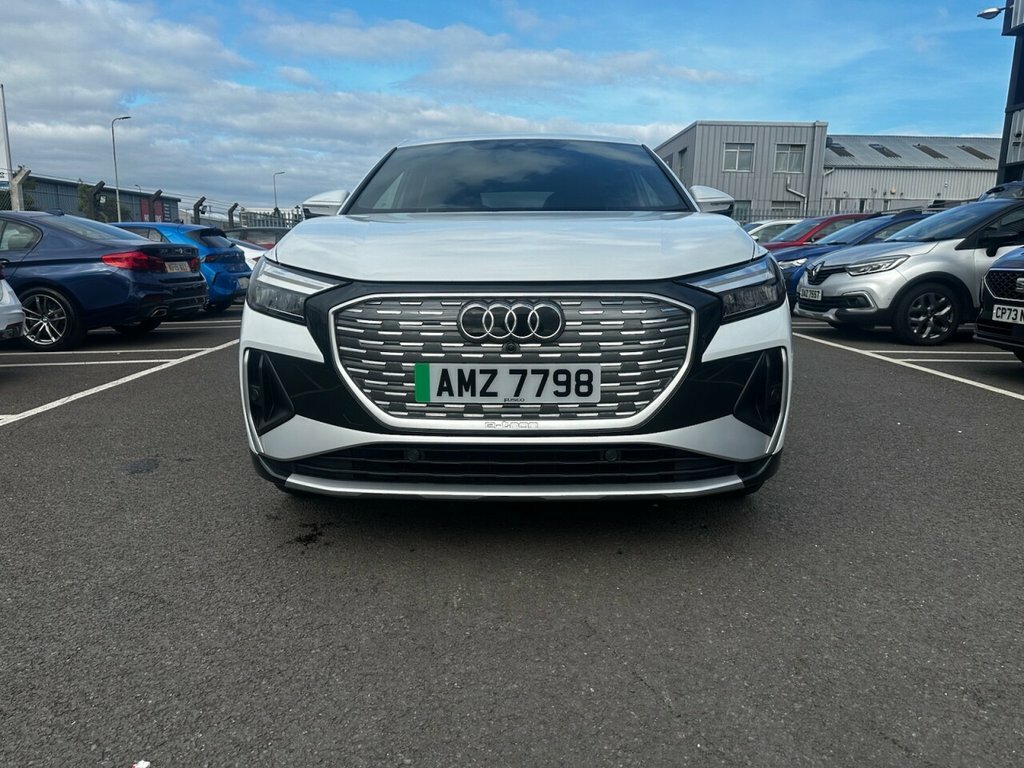 Audi Q4 E Tron Suv White #5