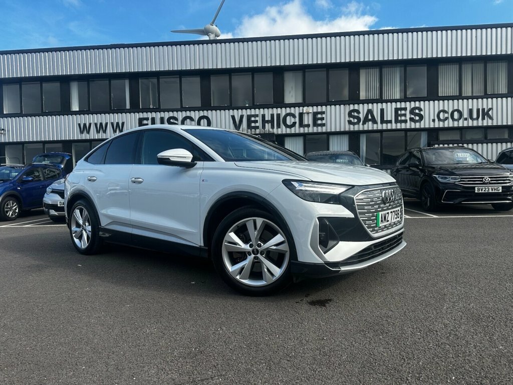 Audi Q4 E Tron Suv White