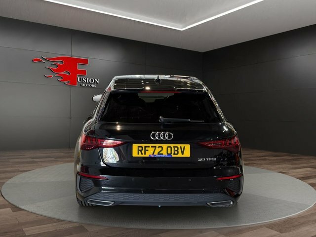 Audi A3 1.0 Tfsi 30 S Line Sportback S Tronic E RF72OBV Black #5
