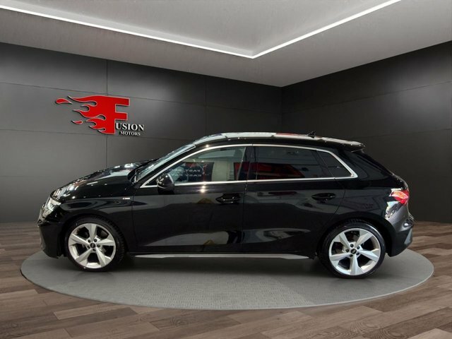 Audi A3 1.0 Tfsi 30 S Line Sportback S Tronic E RF72OBV Black #3