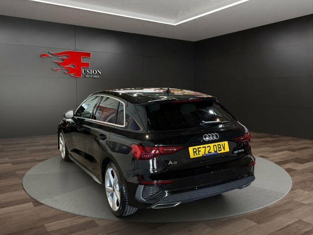 Audi A3 1.0 Tfsi 30 S Line Sportback S Tronic E RF72OBV Black #4