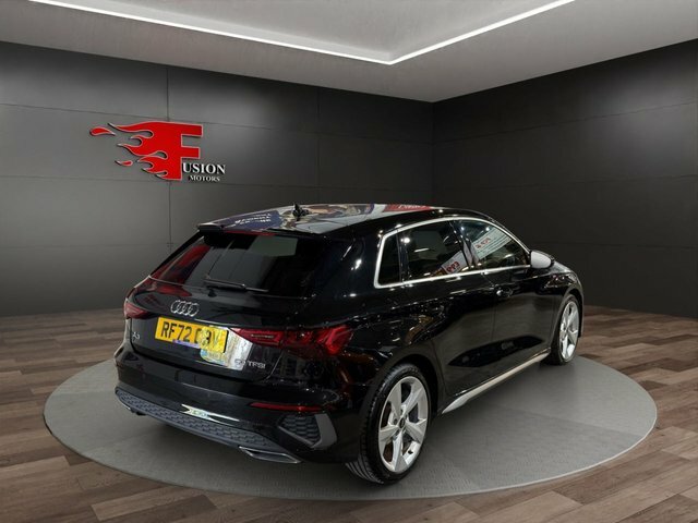 Audi A3 1.0 Tfsi 30 S Line Sportback S Tronic E RF72OBV Black #6