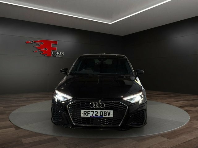 Audi A3 1.0 Tfsi 30 S Line Sportback S Tronic E RF72OBV Black #2