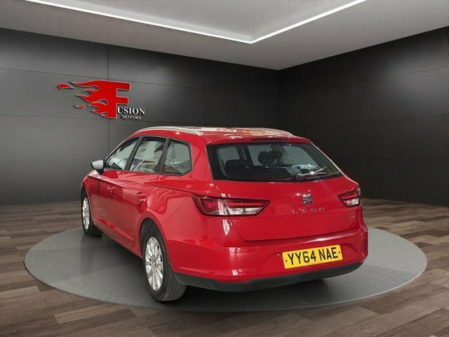 Seat Leon 1.6 Tdi Cr Se Sport Tourer Euro Red #4