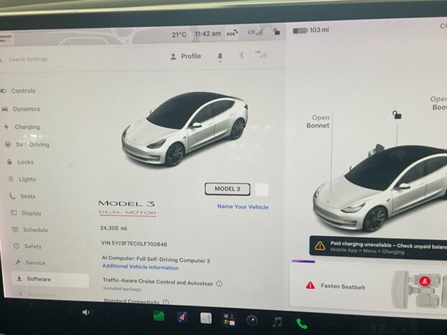 Tesla Model 3 Long Range Awd White #9