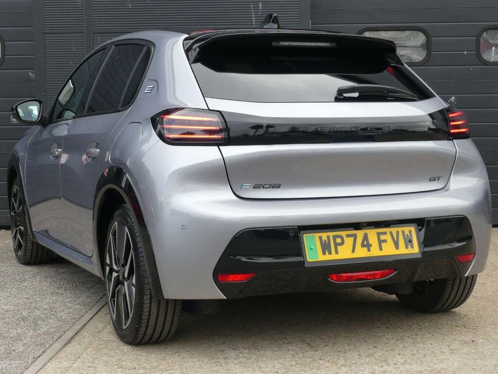 Peugeot e-208 51Kwh Gt 7.4Kw Charger Grey #3