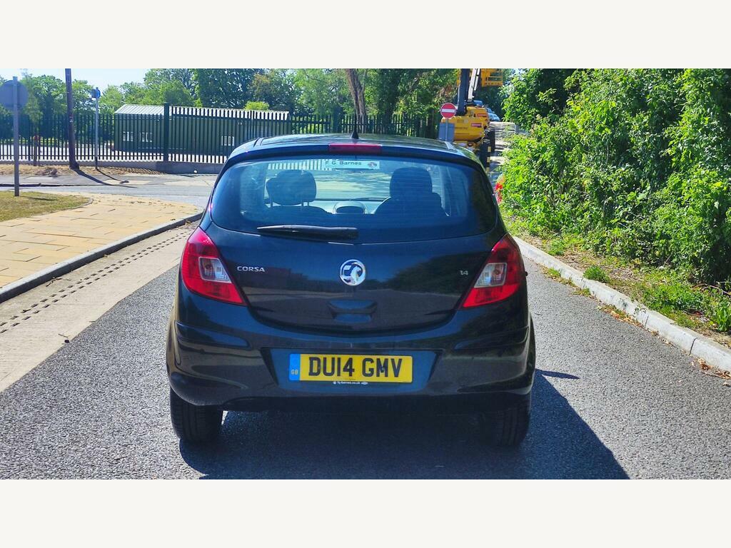 Vauxhall Corsa 1.4 16V Exclusiv Euro 5 Black #4