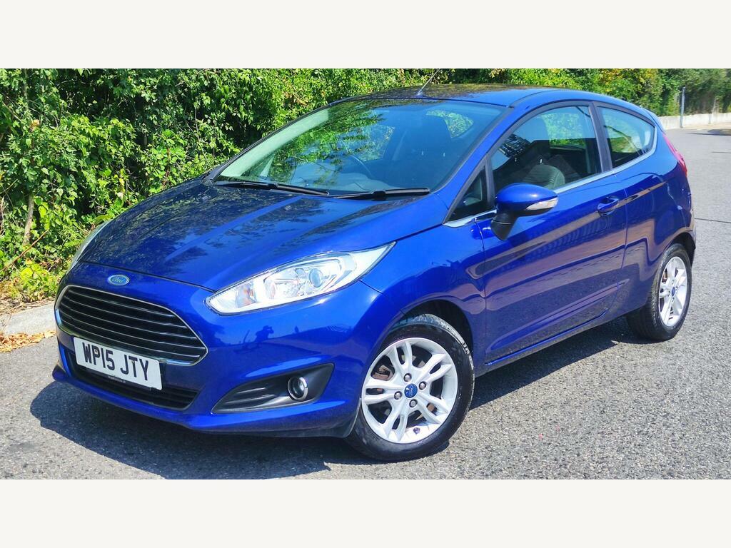 Ford Fiesta 1.0T Ecoboost Zetec Powershift Euro 6 Blue