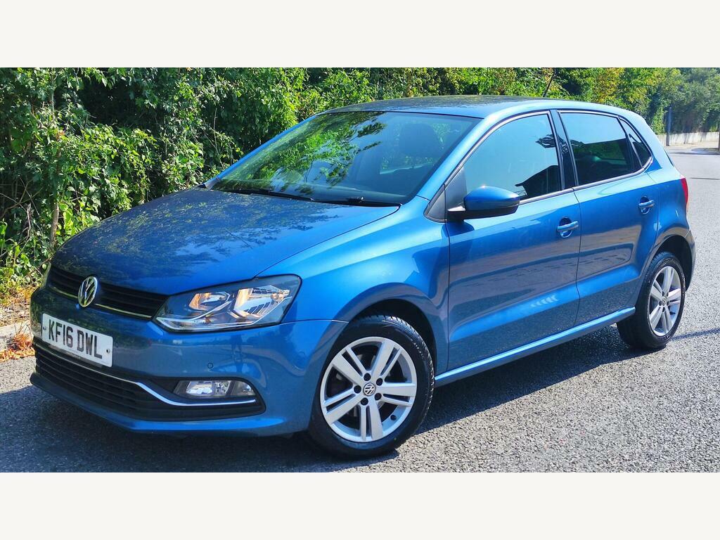 Volkswagen Polo 1.0 Bluemotion Tech Match Euro 6 S S Blue