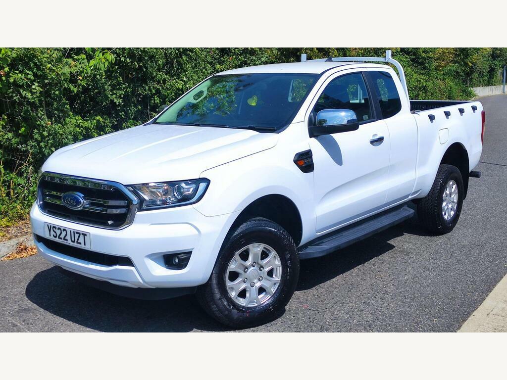 Ford Ranger 2.0 Ecoblue Xlt Pickup Super Cab 4Wd Euro 6 S S White