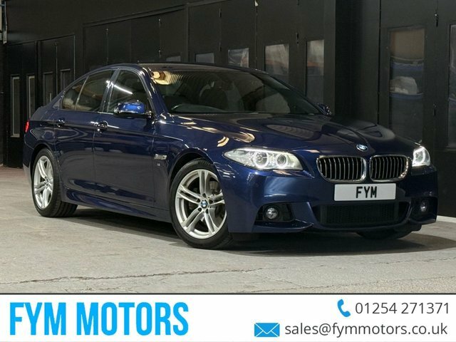 BMW 5 Series 520D M Sport Saloon Blue