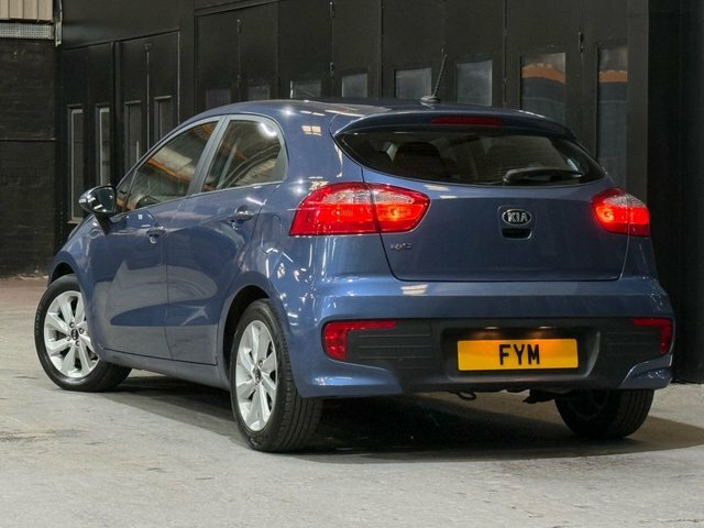 Kia RIO 2 Hatchback Blue #4