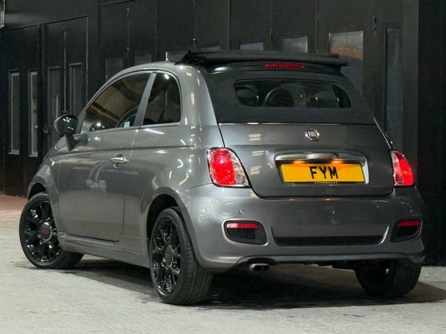 Fiat 500C Twinair S Convertible Grey #4