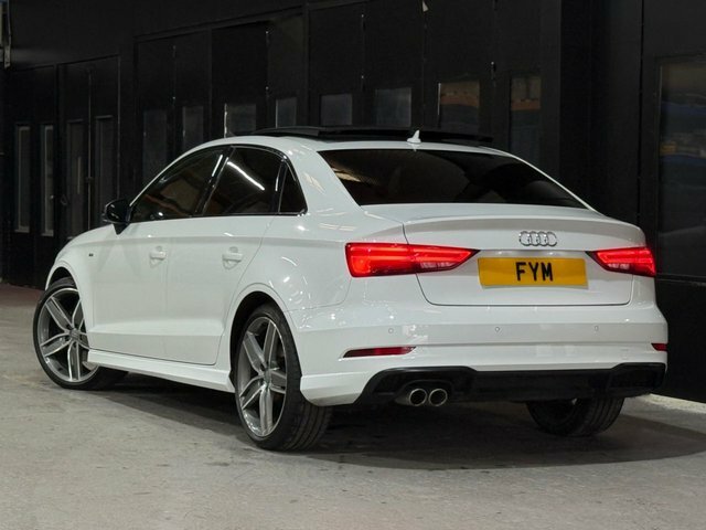 Audi A3 Tdi Black Edition Saloon Black #4