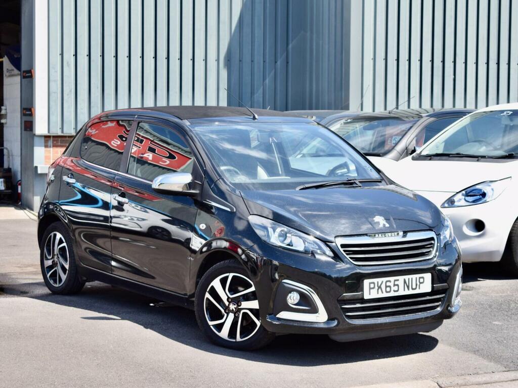 Peugeot 108 Hatchback 1.2 Puretech Roland Garros Top Euro 6 5 Black