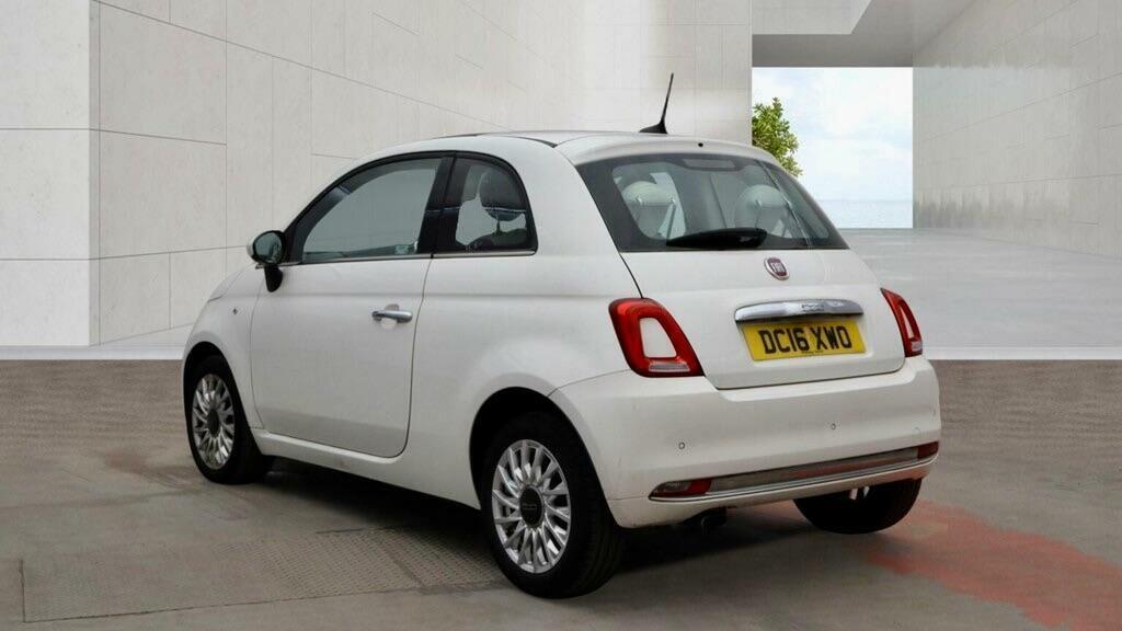 Fiat 500 1.2 Lounge Euro 6 Ss White #5