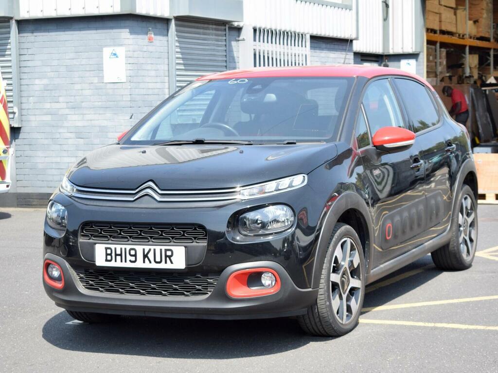 Citroen C3 Hatchback 1.2 Puretech Flair Nav Edition Euro 6 S BH19KUR Black #3