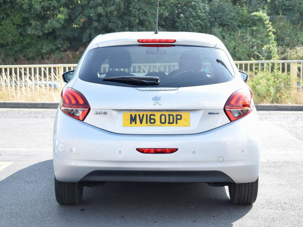 Peugeot 208 Hatchback 1.2 Puretech Allure Eat Euro 6 Ss MV16ODP Silver #6