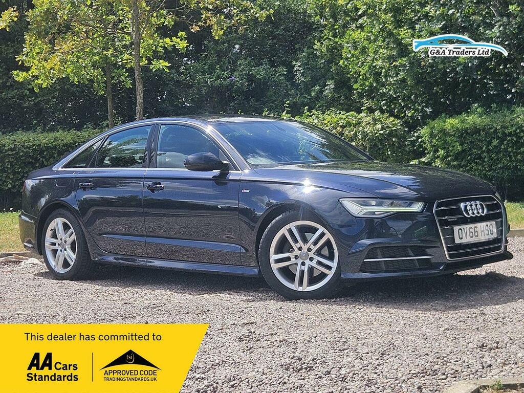 Audi A6 Saloon 2.0 Tdi S Line S Tronic Quattro Euro 6 Ss Blue
