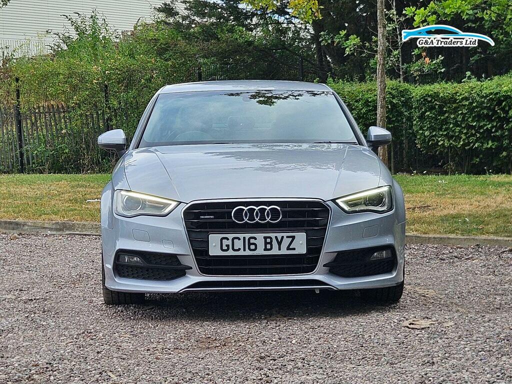 Audi A3 Saloon 2.0 Tdi S Line S Tronic Quattro Euro 6 Ss Silver #2