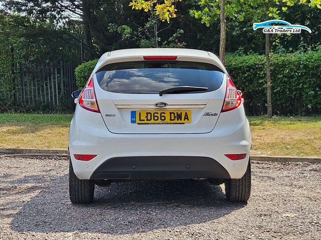 Ford Fiesta 1.0T Ecoboost Titanium Euro 6 Ss 201666 White #6