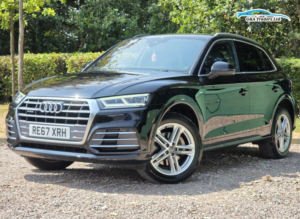Audi Q5 2.0 Tdi S Line S Tronic Quattro Euro 6 Ss RE67XRH Black #3