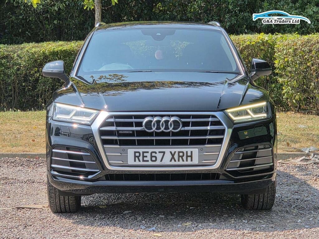 Audi Q5 2.0 Tdi S Line S Tronic Quattro Euro 6 Ss RE67XRH Black #2