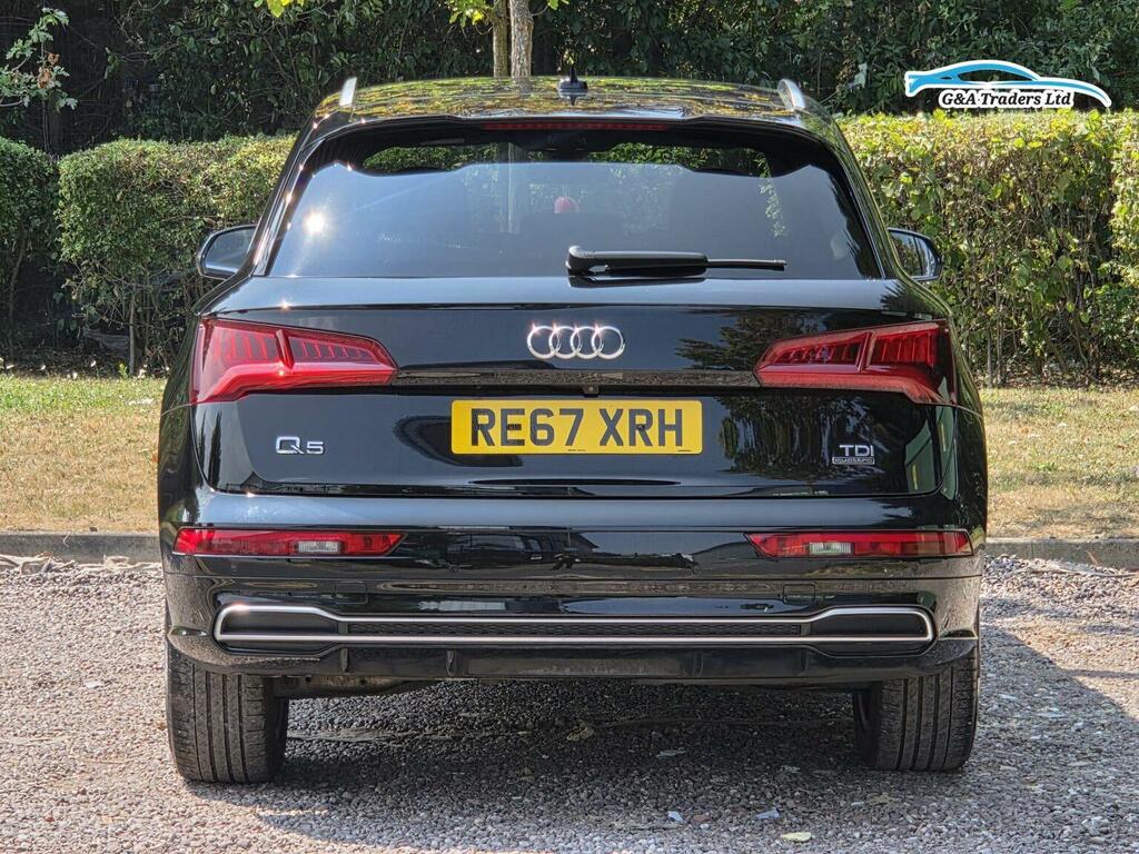 Audi Q5 2.0 Tdi S Line S Tronic Quattro Euro 6 Ss RE67XRH Black #6
