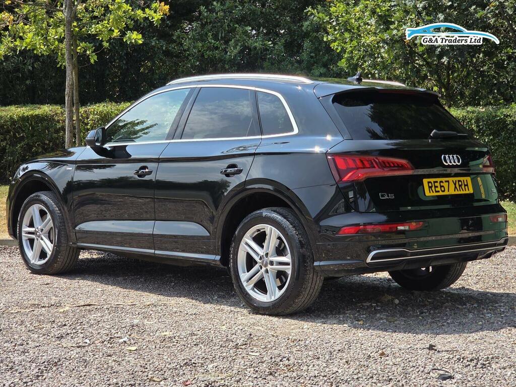 Audi Q5 2.0 Tdi S Line S Tronic Quattro Euro 6 Ss RE67XRH Black #5
