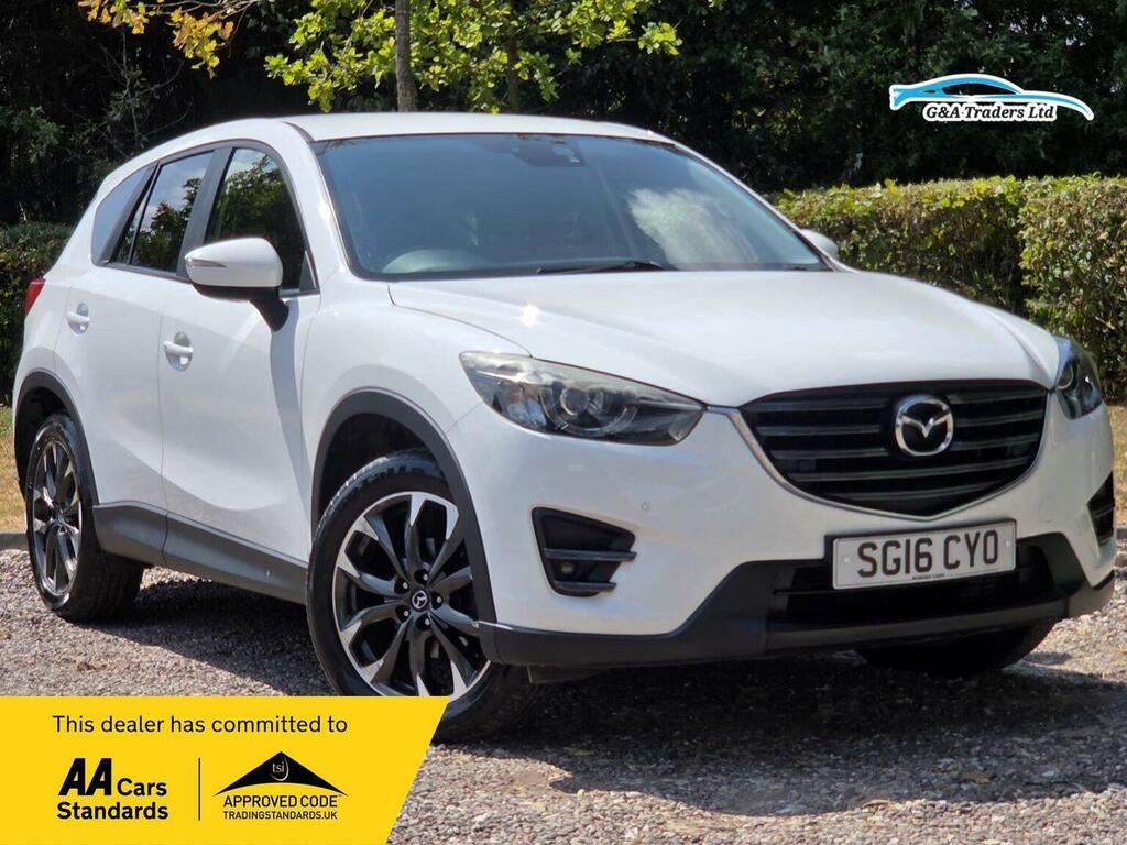 Mazda CX-5 2.2 Skyactiv-d Sport Nav Euro 6 Ss White