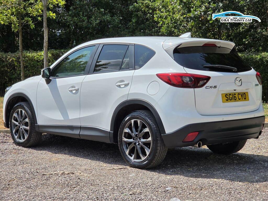 Mazda CX-5 2.2 Skyactiv-d Sport Nav Euro 6 Ss White #5