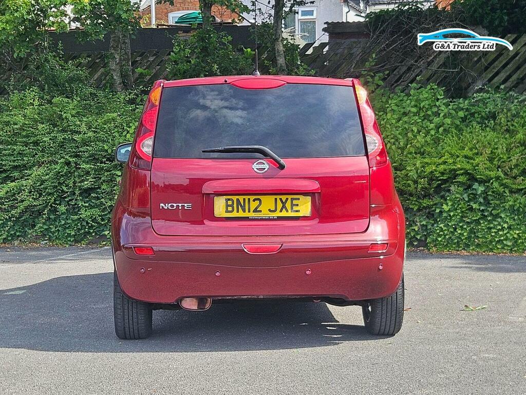 Nissan Note 1.6 16V N-tec Euro 5 Red #6