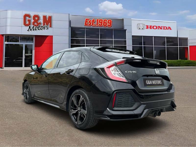 Honda Civic 1.5 Vtec Turbo Sport Cvt - 2017 17 AV17PXA Black #5