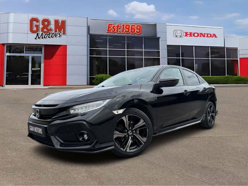 Honda Civic 1.5 Vtec Turbo Sport Cvt - 2017 17 AV17PXA Black #3