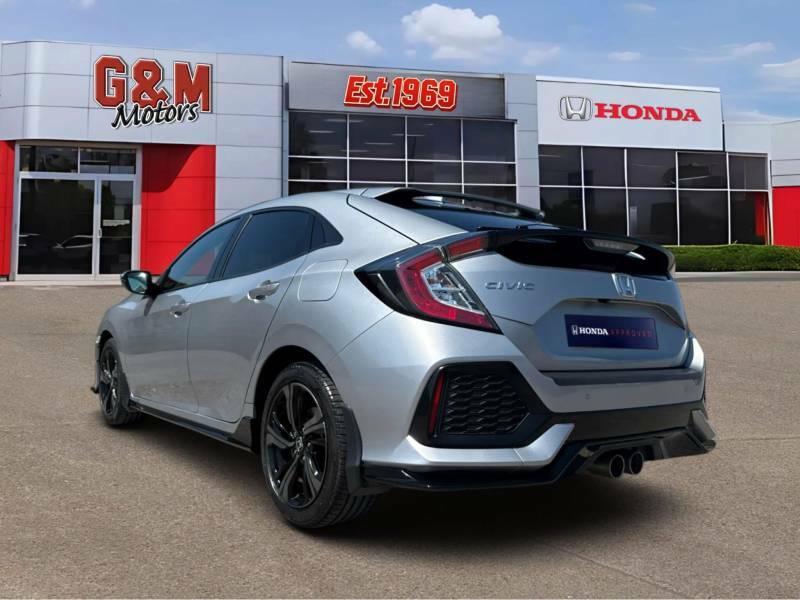 Honda Civic 1.5 Vtec Turbo Sport Silver #4