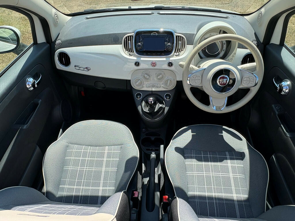 Fiat 500C 1.2 Eco Lounge Euro 6 Ss White #2