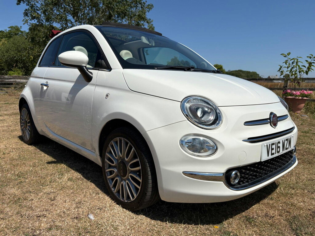 Fiat 500C 1.2 Eco Lounge Euro 6 Ss White #3
