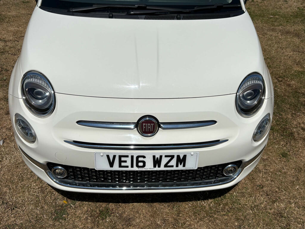 Fiat 500C 1.2 Eco Lounge Euro 6 Ss White #5