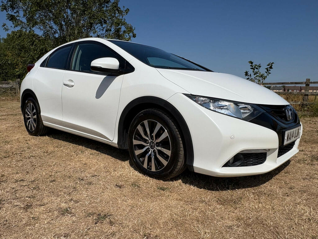 Honda Civic 1.6 I-dtec Se Plus Euro 5 Ss White #3